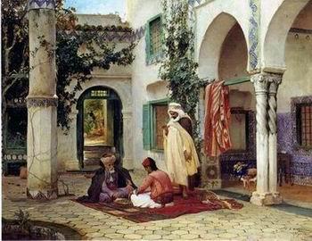 Arab or Arabic people and life. Orientalism oil paintings 91, unknow artist